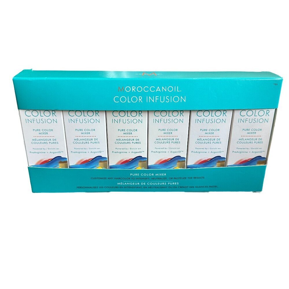 Moroccan Oil Color Infusion Pure Color Mixer Six Shades Hair Intensify NIB NEW